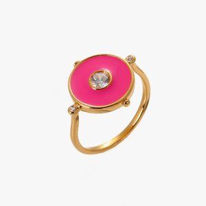 Lucienne Pink Statement Ring